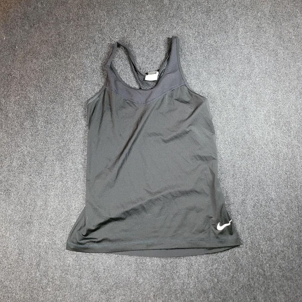 Nike Women's Black and Grey Vest